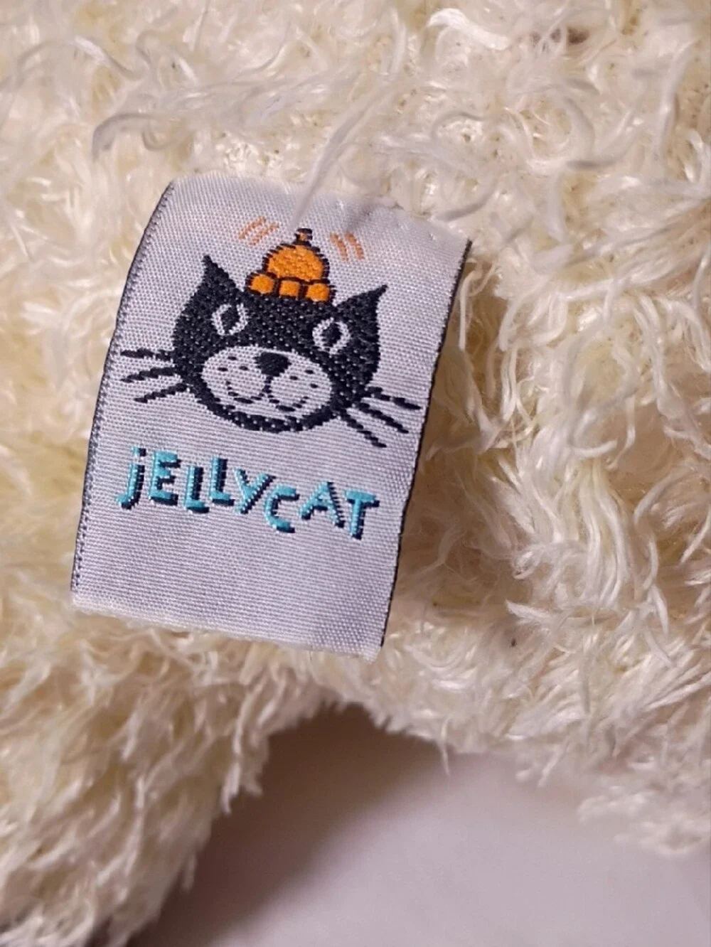 Jellycat Vintage‎ Cream and Brown Plush Puppy Dog Toy